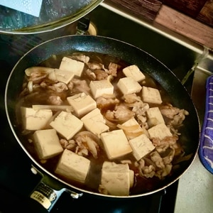 豚小間肉で☆肉豆腐♪